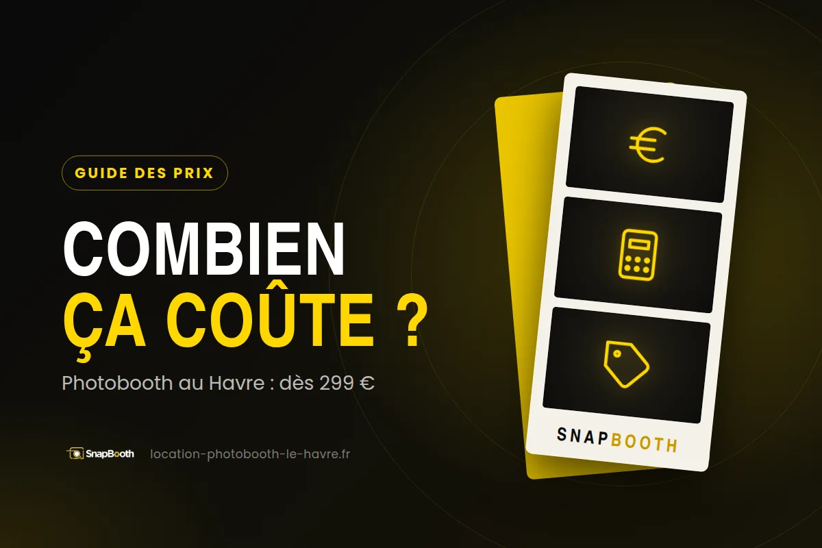 Prix d’un photobooth au Havre – illustration SnapBooth