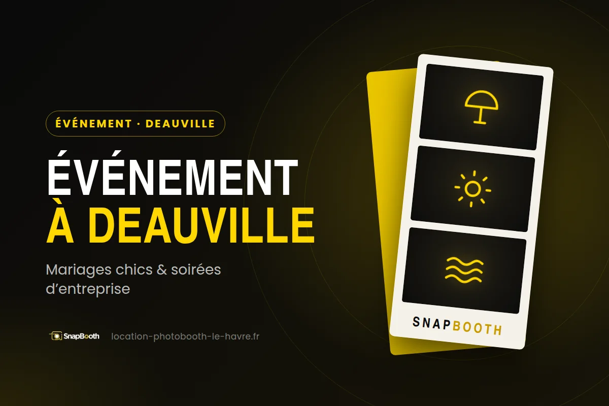 Photobooth événement à Deauville – illustration SnapBooth