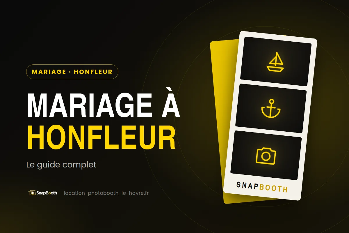 Photobooth mariage à Honfleur – illustration SnapBooth